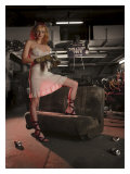 Hot Rod Pin-Up Girl