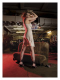 Hot Rod Pin-Up Girl