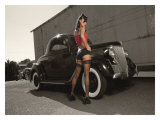 Hot Rod Pin-Up Girl