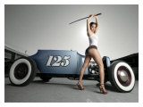 Hot Rod Samurai Pin-Up Girl