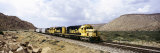 Train on Santa Fe Railroad  Route 66  Valentine  Arizona  USA