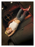 Hot Rod Pin-Up Girl