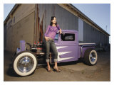 Hot Rod Pin-Up Girl
