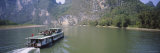 Tourboat in Lijiang River  Guilin  China