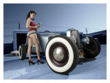 Hot Rod Pin-Up Girl