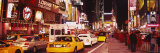Cars on the Road  Times Square  Manhattan  New York City  New York  USA