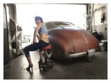 Hot Rod Pin-Up Girl