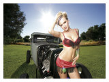 Hot Rod Pin-Up Girl
