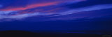 Clouds in the Sky at Dusk  Acadia National Park  Maine  USA