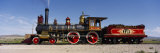 Train Engine on a Railroad Track  Locomotive 119  Golden Spike National Historic Site  Utah  USA