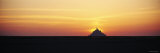 Mont Saint-Michel at Sunset  Normandy  France