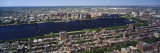 Aerial View of Back Bay  Cambridge  Boston  Massachusetts  USA