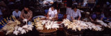 Five Women Selling Chicken in a Market  Hue  Vietnam