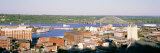 Aerial View of Dubuque  Iowa  USA