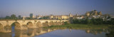 Reflection of Buildings on Water  La Mezquita Cathedral  Puente Romano  Cordoba  Andalusia  Spain