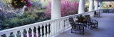 Chairs on a Porch  Magnolia Plantation and Gardens  Charleston  South Carolina  USA