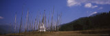 Stupa Surrounded by Prayer Flags  Chorta  Haa Valley  Bhutan