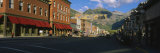 Street Through a Town  Telluride  Colorado  USA