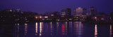 Buildings Lit Up at Night  Wilmington  Delaware  USA