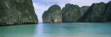Rock Formations in the Ocean  Mahya Beach  Ko Phi Phi Lee  Phi Phi Islands  Thailand
