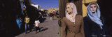 People Walking on the Street  Medina  Kairwan  Tunisia