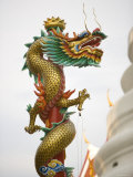 Chinese Dragon  Golden Mount  Wat Saket Temple  Bangkok  Thailand
