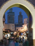 Bab Bou Jeloud Gate  Fes El-Bali  Fes  Morocco