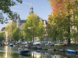Canal in Amsterdam  Holland
