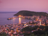 Harbour and Town of Horta  Faial Island  Azores  Portugal