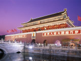 Tiananmen Square  Tiananmen Gate  Nightview  Beijing  China
