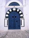 Blue Door  Sidi Bou Said  Tunisia