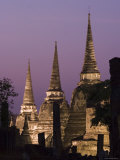 Three Chedis of Wat Phra Si Sanphet  Ayutthaya  Thailand