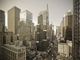 Broadway Looking Towards Times Square  Manhattan  New York City  USA