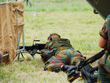 Soldier of the Belgian Army on Guard
