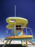 Lifeguard Station at Miami Beach  Florida  USA