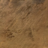 Crater Deep in the Sahara Desert