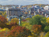 Back Bay and Boston Common  Boston  Massachusetts  USA