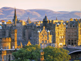 Skyline of Edinburgh  Scotland