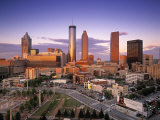 Downtown Skyline of Atlanta  Georgia  USA