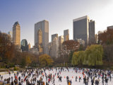 Wollman Icerink at Central Park  Manhattan  New York City  USA