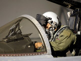 Pilot Prepares His F-15A Eagle