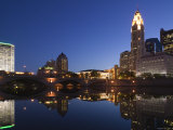 Columbus and Scioto River  Ohio  USA