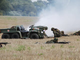 Evacuation of a Wounded Soldier by an Ambulance