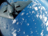 KC-135 Stratotanker Refuels B-2 Spirit
