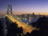 Oakland Bay Bridge  San Francisco  California  USA