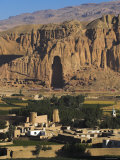Cliffs with Empty Niche Where the Famous Carved Buddha Once Stood  Afghanistan  Bamiyan Province 