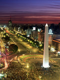 Obelisko  Avenida 9 de Julio  Buenos Aires  Argentina