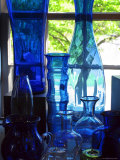 Shaker Blue Glass