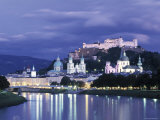 Alt Stadt and Hohensalzburg Fortress  Salzburg  Austria