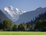 Jungfrau and Interlaken  Berner Oberland  Switzerland
